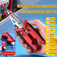 18 trong 1 thợ lặn vũ nữ Thoát y crimper tìm kiếm dây crimper Peeler tìm lao động tiếp tục công cụ b
