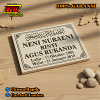 BATU NISAN GRANIT UKIR UKURAN 15X20