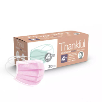 Thankful Thankful Face Mask Adult Headloop Daily 30s - Pink