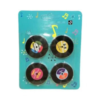 Refrigerator Magnets 4Pcs Aesthetic Magnets Cassette Tape Decorative Magnetic Sticker Retro Magnets For Refrigerator Whiteboard