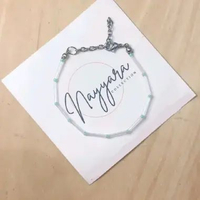 Gelang mute bambu | nayyara collections | Gelang simple | Gelang lucu dan aesthetic Hijau