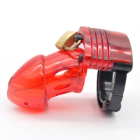 Penis Cage CB6000 Plastic Chastity Cage Four Ring Penis Belt G-spot Stimulator Adult Sex Toys for Men