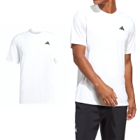 Adidas Club Tee 男款 白色 休閒 吸濕 排汗 舒適 亞洲版 上衣 T恤 運動 網球 短袖 HS3276