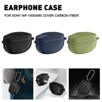 Carbon Fiber Case For Sony WF-1000XM5 Wireless Bluetooth Accessories Cases Earbuds Case Cover Dropshipping Q2C6