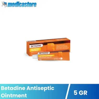 Betadine Povidone Iodine Ointment - Salep Antiseptik 5 gr