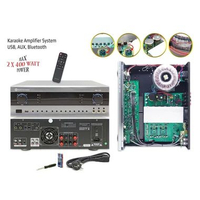 KARAOKE AMPLIFIER SYSTEM USB / AUX / BLUETOOTH 2 X 400 WATT MA-UPN