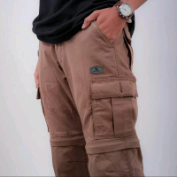 Celana panjang Fellasky Aphace Nyaman Pria Canvas- celana cargo Outdoor