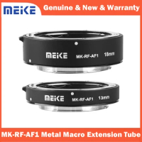 Meike MK-RF-AF1 13mm 18mm Metal AF Full Frame Macro Extension Tube Adapter Ring for Canon EOS-R RF Mount EOS-R EOS-RP Cameras