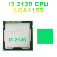 For Core I3 2120 CPU CPU LGA1155 Processor+Thermal Pad For B75 USB Mining Motherboard