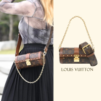 Louis Vuitton LV M57835 Papillon Trunk 經典花紋兩用圓桶包
