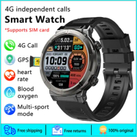 Relojes Inteligentes 4G LTE Smart Watch for Men GPS Support SIM Talk NFC Heart Rate Health Monitoring SmartWatch for Android IOS