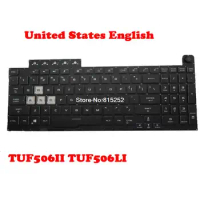Laptop Keyboard For ASUS TUF Gaming TUF506II TUF506LI TUF506IU TUF506IV TUF506LU TUF506LH United States English With Backlit