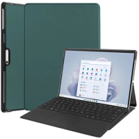Compatible with Original Bluetooth Keyboard) For Microsoft Surface Pro 9 8 7 Plus 6 5 4 Flip Book Case Cover For Surface Go 3 2