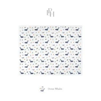 Little Palmerhaus - Perlak Bayi Waterproof (Wonderpad 33.0) OCEAN WHALES