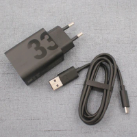 For Motorola Edge S X30 Pro E5 Plus G50 G60 G70 Charger 33W EU Fast Charging Adapter Usb Type C Cable For Moto Razr P50 P30 Play