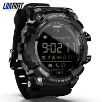 LOKMAT MK16 Sport Smart Watch Bluetooth Digital Men Clock Pedometer IP68 Waterproof Smartwatch Fitness Tracker For iOS Android