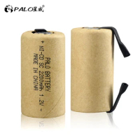 2-12PCS SC 2200mAh 1.2V Rechargeable Battery 1.2 V Sub C NI-CD Cell with Welding Tabs for Bosch Hitachi Dewalt Power Tools