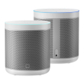 Google L09G 智慧音箱 - 白色單聲道揚聲器，搭載Google助理