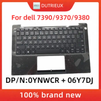 NEW FOR DELL LAPTOP DELL XPS13 7390/9370/9380 palm rest, keyboard C shell backlit keyboard assembly