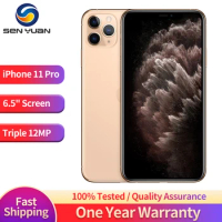 Apple iPhone 11 Pro 64GB/256GB Unlocked A13 Bionic Chip 5.8" 2436x 1125 OLED Screen With Face ID 12MP Triple Camera NFC 11 Pro