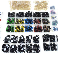 280pcs 6-14 mm Safety Eyes and Noses for Amigurumi, Stuffed