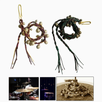 Bộ thay thế trống tambourine có hiệu ứng jingle, dễ mang theo; dùng cho bộ trống, cymbal, hiệu ứng h
