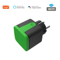 Outdoor Waterproof Socket Timing Function Work With Alexa Google Home Eu Outlet Smart Wifi Plug 16a Tuya Wifi Voice Control