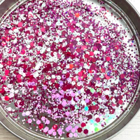 100g Glitter for Nai Holographic Glitters for Resin Epoxy Hexagon Color Changing Glitter Sequins Chunky Flakes Powder Epoxy