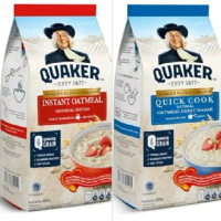 Quaker Instant Oatmeal 800 Gr / OAT MEAL/ SEREAL GANDUM