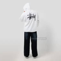 STUSSY BASIC STUSSY ASH HEATHER HOODIE XL