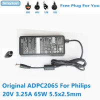 Original ADPC2065 65W 20V 3.25A AC Adapter for AOC Philips 278E1 272M7C 279X6Q 276E8V 278M6F 65W Monitor Power Supply Charger