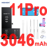 Nohon Battery For iPhone 11 Pro 3046mAh High Real Capacity Li-polymer Bateria For Apple iPhone11Pro 11Pro 11P +Tools