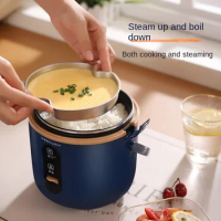 Electric Cooker Household Mini 1.6L Small Electric Cooker Cooking Machine Mechanical Hot Rice Congee Cooker 1-2 People RX-16LD