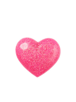ตัวติดรองเท้า JIBBITZ  PINK 3D GLITTER HEART