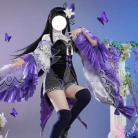 COS Store Anime Game Magi Madoka Magica Akemi Homura Demon God Dress Carnival Role CosPlay Costume Complete Set