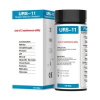 Urine Test Strips for Leukocytes Urobilinogen Protein Blood Specific Ascorbate Ketone Bilirubin Glucose 40JE