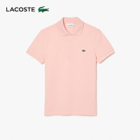 LACOSTE 男裝-經典修身短袖Polo衫(粉色)
