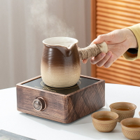 茶具 功夫茶具 網紅罐罐茶烤奶茶壺中式圍爐煮茶壺耐高溫明火炭燒戶外柴燒側把壺