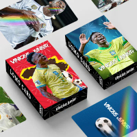 Bộ 30 thẻ Lomo hologram phong cách photocard (hologram), chủ đề bóng đá và bóng rổ: Stephen Curry, K
