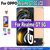 LCD Display For OPPO Realme GT 5G Screen RMX2202 Replacement Parts Digitizer Assembly Touch Panel Sensor For Realme GT 5G