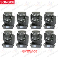 SONGXU 8pcs/lot newest Double-Flying Beam 16*10w RGBW 4 in1 DJ Moving LED Beam Moving Effect Light/SX-MH1610
