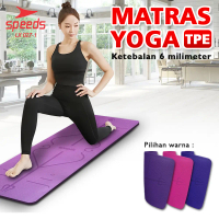 Speeds Matras Yoga TPE Tebal 6mm Alas Workout Olahraga Senam Pilates / Karpet Workout / Yoga Mat 027