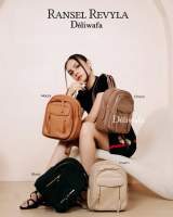 [Beli Lokal] Deliwafa - Ransel Fashion Backpack Wanita Tas Revyla