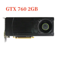 ONDA GTX 760 2GB Graphics Card 256Bit GDDR5 Video Cards for nVIDIA VGA Cards Geforce GTX760 2GB stronger than GTX750 TI 650 Used