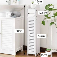 衛生間浴室置物架收納櫃防水馬桶夾縫落地可移動儲物櫃洗手檯邊櫃