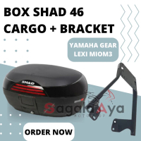 Promo Paket Box SHAD 46 SH 46 dan Bracket SHAD YAMAHA gear lexi miom3
