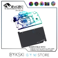 Bykski 4080 Water Block For ASUS GeForce RTX 4080 ROG STRIX / TUF GAMING Card /GPU Copper Cooling Radiator RGB N-AS4080STRIX-X