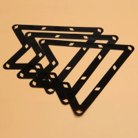 6pcs Billiard Magic Rack Sheet 9/10 Ball Triangle Billiard Table Magic Sticker Portable Practical fo