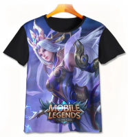 Baju Kaos Anak & Dewasa 3D Mobile Legends ML - Selena Pakaian Laki - Laki Perempuan Kaos ML Premium