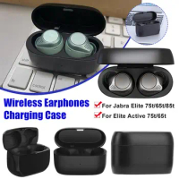 for Jabra Elite 75t/65t/85t Elite Active Wireless Earphones Charging Case ABS Earbuds Type-C Charger